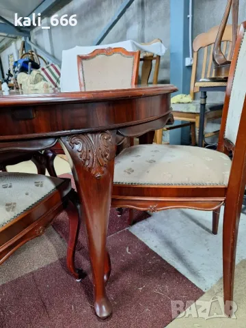 Маса+4 стола внос от Холандия , снимка 2 - Маси - 48942163