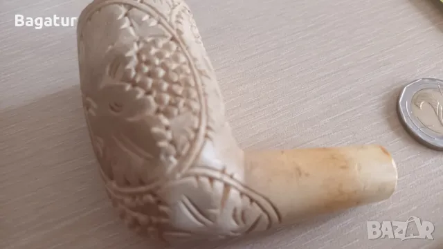 Лула винтидж, морска пяна,резба,стара, снимка 8 - Антикварни и старинни предмети - 49177041