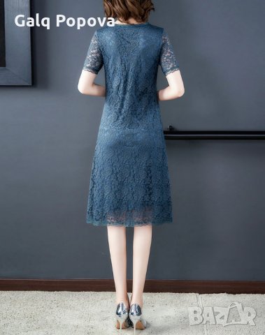 Дамска дантелена рокля, снимка 4 - Рокли - 33035963