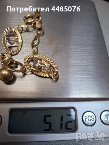 ДАМСКА ЗЛАТНА ГРИВНА ВЕРСАЧЕ 14К., снимка 6 - Гривни - 51028519