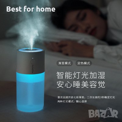 USB Mini Do овлажнител, за кола,за дома и офиса, преносим, седемцветно, снимка 6 - Друга електроника - 43069671