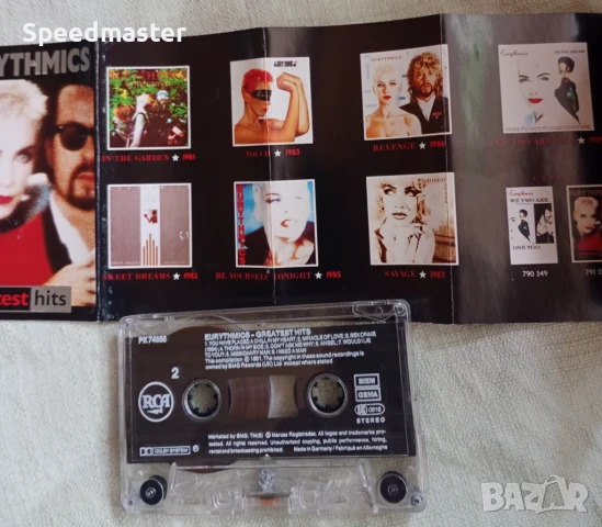 Eurythmics - Greatest Hits, снимка 2 - Аудио касети - 51377091