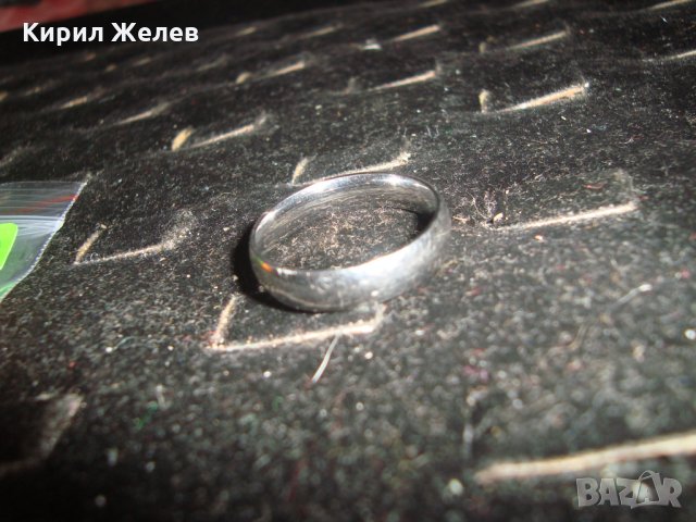 МЪЖКА ХАЛКА с НАДПИС REAL LOVE БЛАГОРОДНА НЕРЪЖДАЕМА СТОМАНА ВИСОКО КАЧЕСТВО 20620, снимка 4 - Пръстени - 32318599