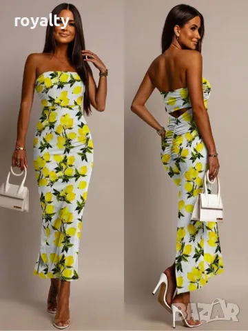 Стилна дамска рокля Различни цветове , снимка 2 - Рокли - 50414220