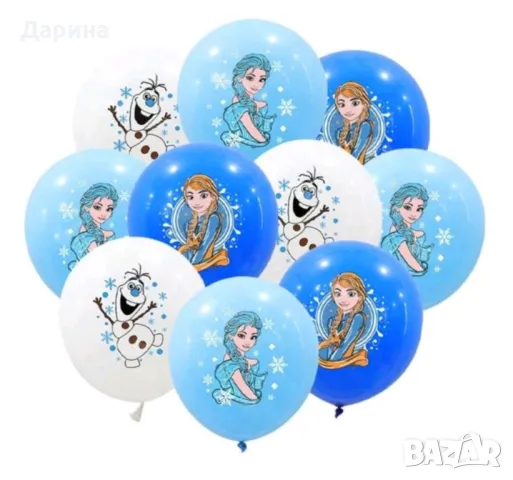 Парти сет балони Замръзналото кралство , снимка 14 - Други - 40318459