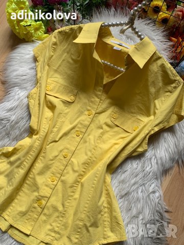 Жълта риза Н&М, снимка 2 - Ризи - 40843811