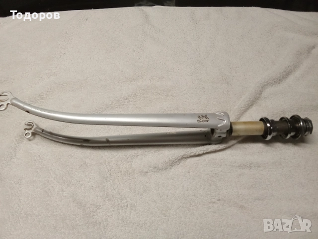 Ретро никелирана вилка за шосеен велосипед , снимка 4 - Части за велосипеди - 52021317