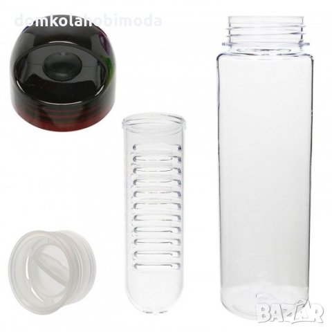 Детокс бутилка за вода и ароматни напитки Tritan, снимка 4 - Други стоки за дома - 28289830