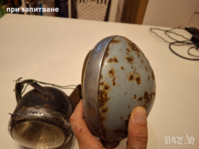 Стари ретро: 2 фара, настолен телефон Siemens, ел алуминиева тенджера, снимка 12 - Антикварни и старинни предмети - 36990190