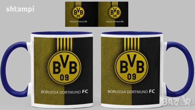 Чаша Борусия Дортмунд Borussia Dortmund Керамична, снимка 4 - Фен артикули - 34783834