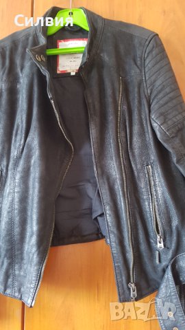 Кожено яке марка Pepe Jeans, снимка 4 - Палта, манта - 42504996