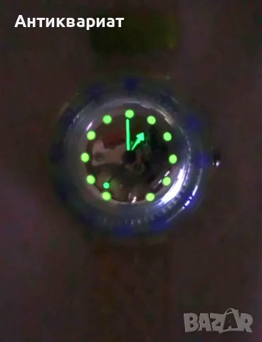 Оригинален швейцарски Swtach Scuba 200 , снимка 8 - Водоустойчиви - 49486979