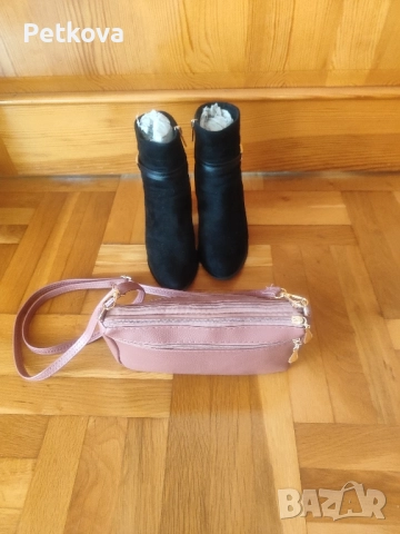 Велурени боти и дам.чантичка