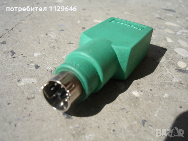 Microsoft - оригинален адаптер преходник USB към PS/2, снимка 3 - Други - 36391944