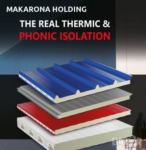 Покривен термопанел 3 и 5 ребра подробни цени в описанието, снимка 2 - Облицовки - 53005496