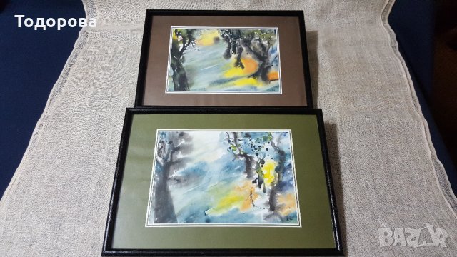 Цикъл от два авторски акварела
