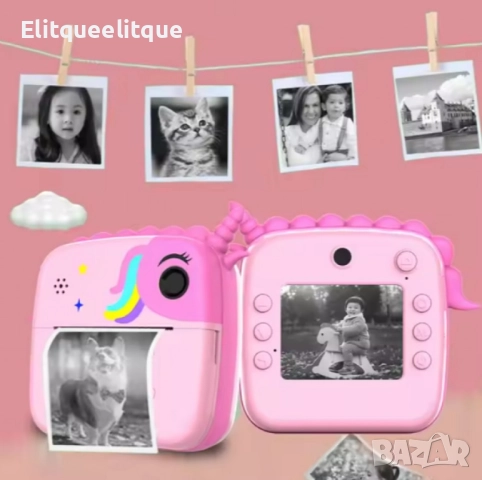 Детски цифров фотоапарат с незабавен печат – Създай магията сам