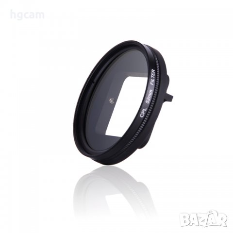 CPL филтър 52mm за GoPro Hero 5/6/7/New(2018) + Адаптер + Капаче, снимка 4 - Обективи и филтри - 27783553