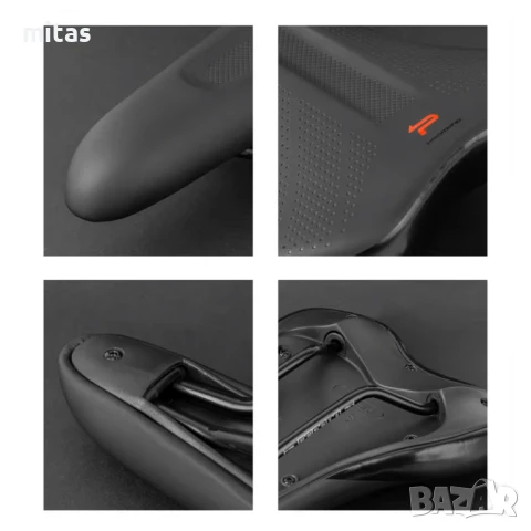 Седалка за велосипед PROMEND SD-556, PU покритие, Анатомичен дизайн, снимка 7 - Аксесоари за велосипеди - 50968225