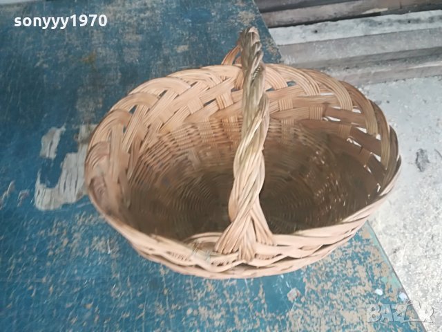 АНТИК-плетена кошница 40х30х30см, снимка 8 - Колекции - 27214259