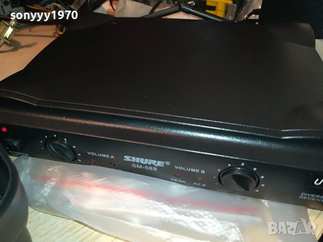 SHURE WIRELESS MICROPHONE 3008221650, снимка 18 - Микрофони - 37847730