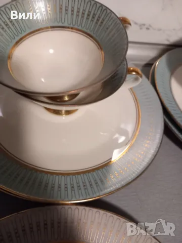 Красив сет за чай/кафе, Zeh Scherzer, Германия , снимка 4 - Сервизи - 49087066