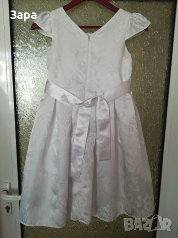 Официална бяла рокля , снимка 2 - Детски рокли и поли - 40597281