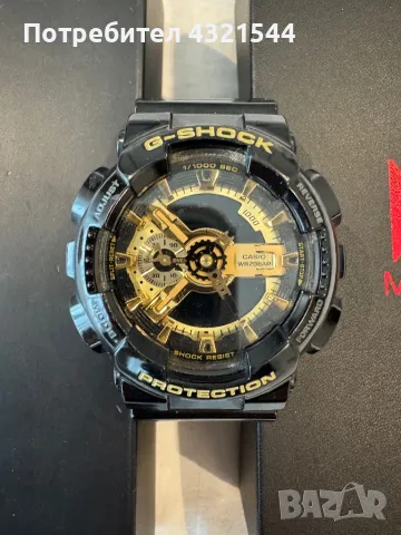 G Shock black and gold, снимка 2 - Мъжки - 48303589