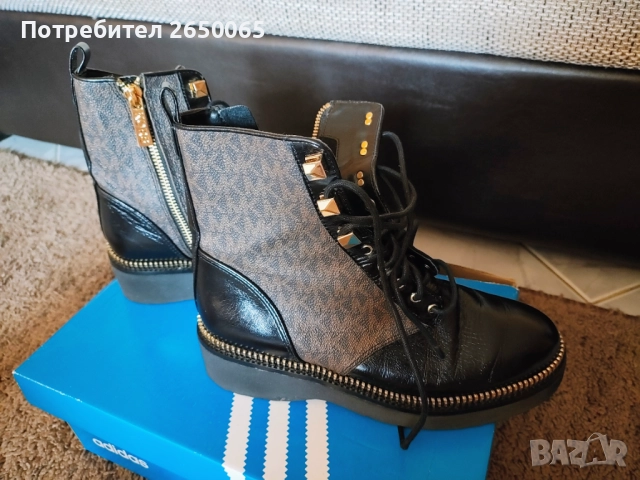 Орг.боти MICHAEL KORS естествена кожа - 36 номер!, снимка 6 - Дамски боти - 52443104