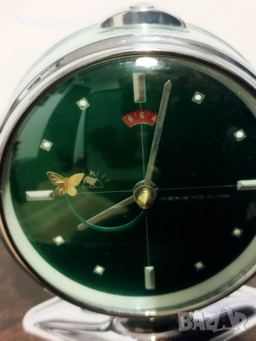 Стар анимиран будилник, настолен часовник, снимка 2 - Антикварни и старинни предмети - 53175946