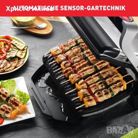 Електрическа скара Tefal OptiGrill GC 705D Интелигентен Грил 2000W, снимка 5 - Скари - 40252123