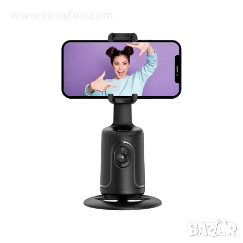 Интелигентно селфи с автоматично проследяване и разпознаване на лица P1 /черно/, снимка 2 - Селфи стикове, аксесоари - 48111584