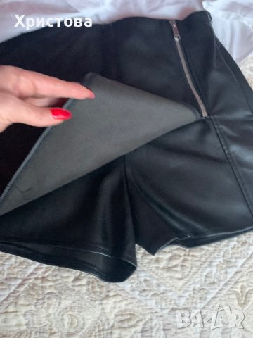 Кожена пола /панталон и риза, снимка 2 - Ризи - 44068897