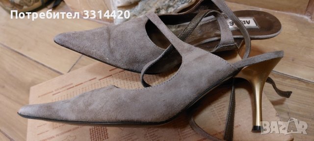 елегантни обувки 39 номер естествена кожа, снимка 4 - Дамски обувки на ток - 43258923