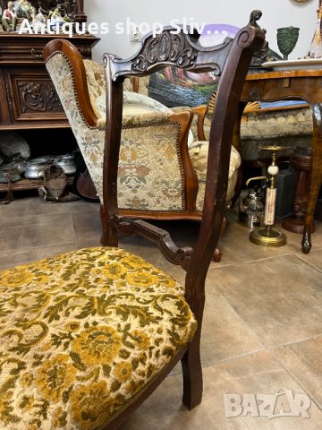 Стар стол за антре. №2875, снимка 4 - Антикварни и старинни предмети - 38406242