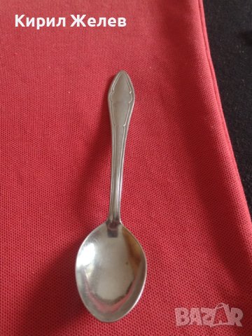 Стара лъжичка за кафе чай от соца П. Денев Габрово за КОЛЕКЦИЯ ДЕКОРАЦИЯ 42099, снимка 4 - Други ценни предмети - 43862810