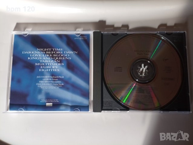Killing Joke - "Night time" оригинален диск , снимка 2 - CD дискове - 43814676