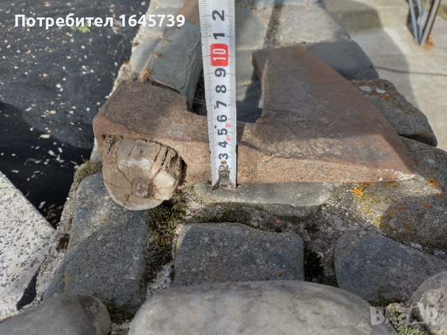 Огромна стара брадва , снимка 6 - Антикварни и старинни предмети - 52956341