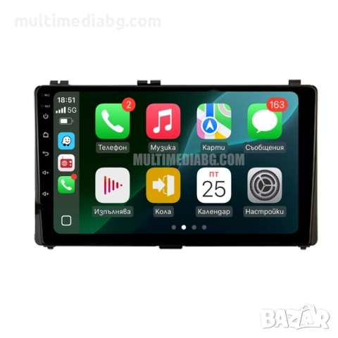 Toyota Auris 2012-2018 Мултимедия Навигация Android