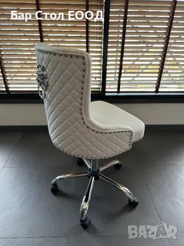 Стол на колелца Lyon с 24 м гаранция и безплатна доставка до офис, снимка 7 - Столове - 41506618