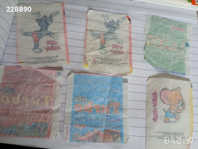 Картинки от дъвки -80те години , снимка 2 - Колекции - 53411845