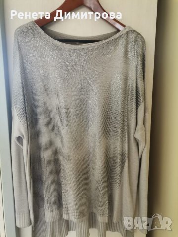 Свободен пуловер със сребриста нишка 29DESIRES 