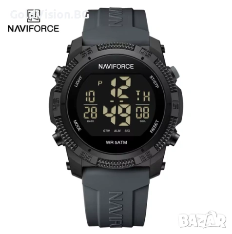 Мъжки часовник – NAVIFORCE Black + ПОДАРЪК