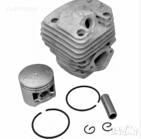 комплект бутало и цилиндър за моторен трион - резачка за дърва с двигател 52 куб.см