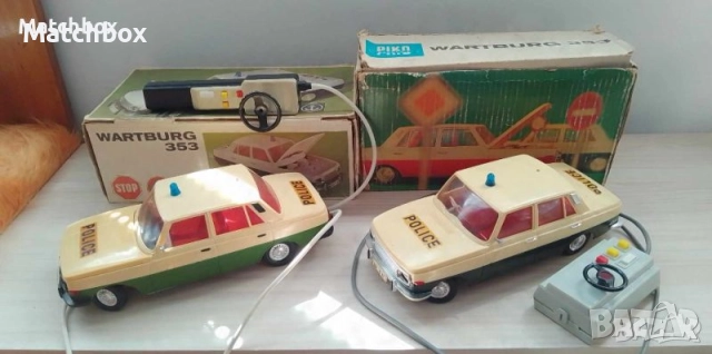Стара играчка WARTBURG 353 DDR GDR PIKO ANKER 1/15, снимка 9 - Колекции - 50927447