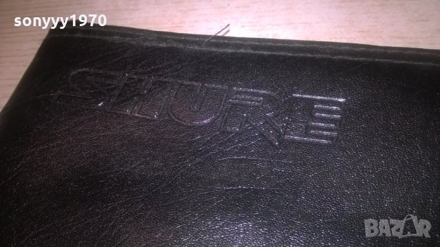 SHURE-ПРОФИ КЕИС ОТ КОЖА-ВНОС ХОЛАНДИЯ, снимка 2 - Микрофони - 27810216