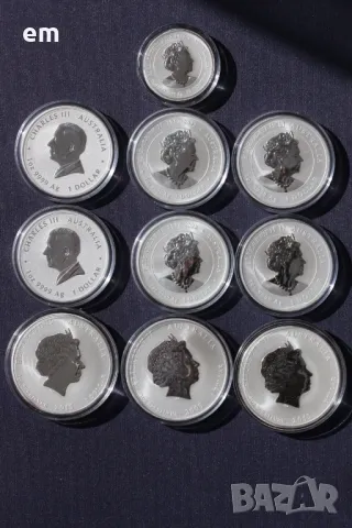 Лунар, Lunar, инвестиционно сребро, 1 oz. , снимка 2 - Нумизматика и бонистика - 50035482