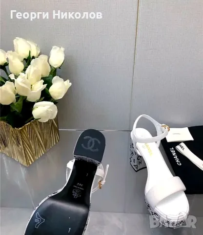 Дамски сандали Шанел , снимка 7 - Сандали - 50057448