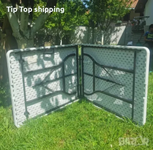 Голяма сгъваема маса , снимка 2 - Градински мебели, декорация  - 50407208