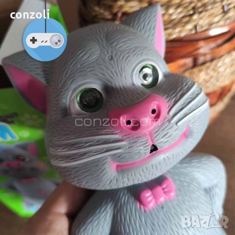 Говорещ Том (my talking Tom ) Интерактивна говореща котка играчка, снимка 6 - Музикални играчки - 35225901